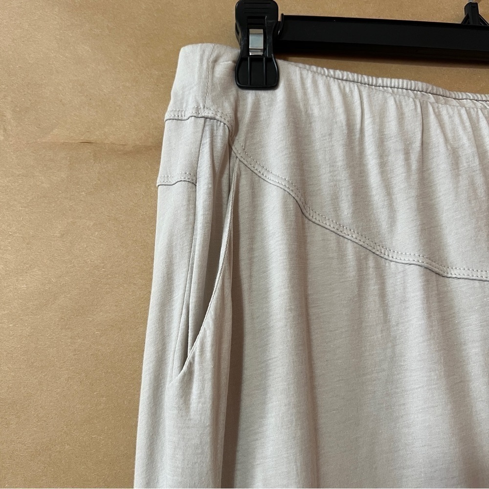 Lunya Pima Cotton Double Layer Sleep Pants ivory sz Large - original style - Picture 8 of 16